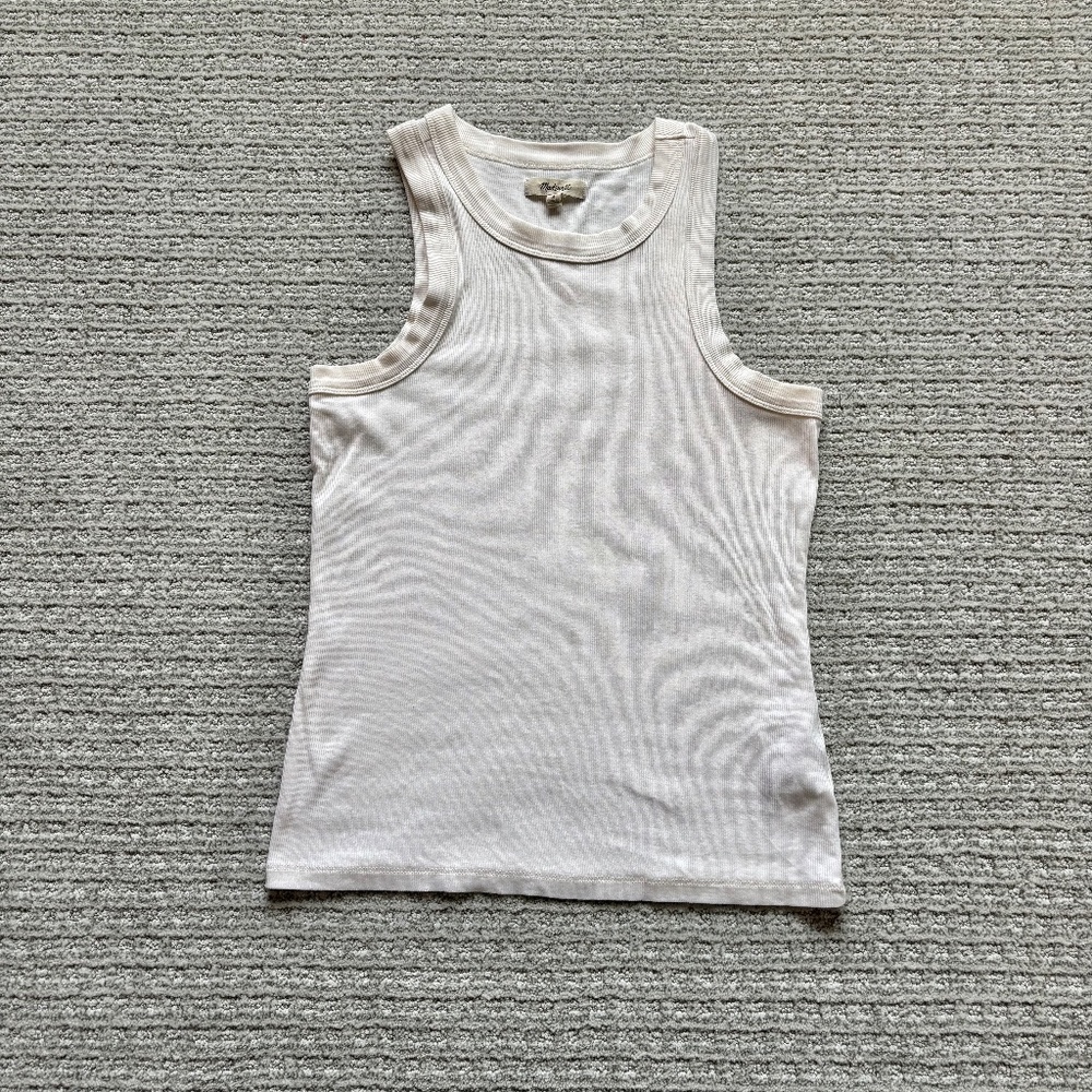 Madewell ribbed tank top M